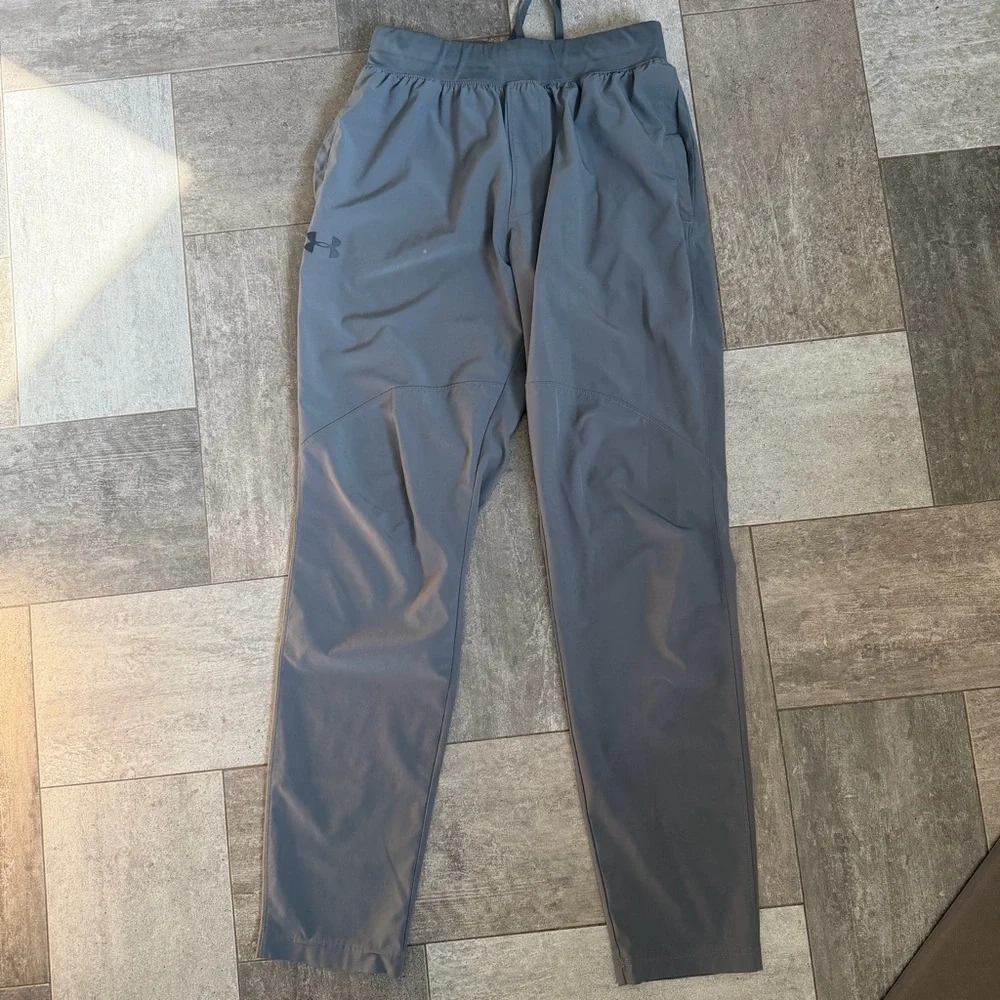 Under Armour Men's Gray Jogger Trouser Pants - Picture 2 of 6